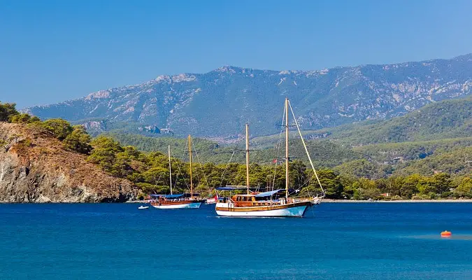 A Turquia e os seus Resorts no mar Mediterrâneo e mar Egeu